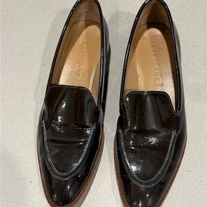 Everlane Brown Patent Leather Modern Day Loafers